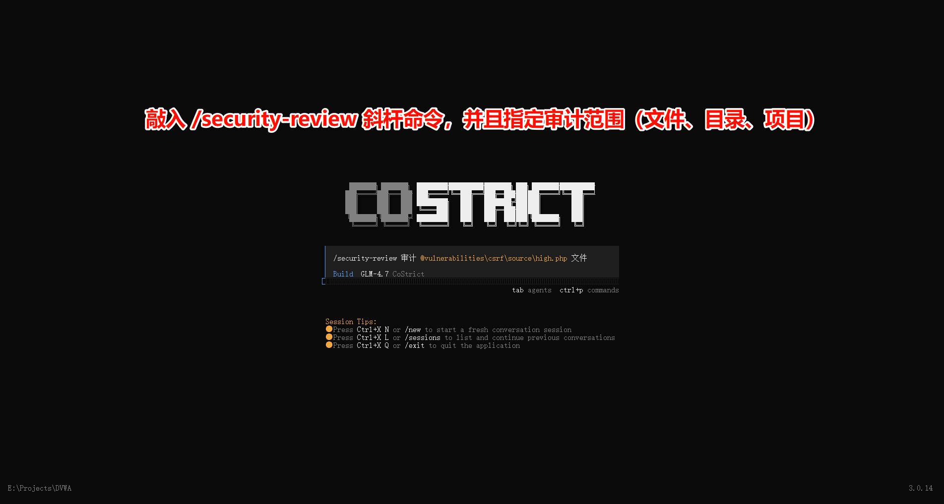 CLI使用2-触发安全扫描
